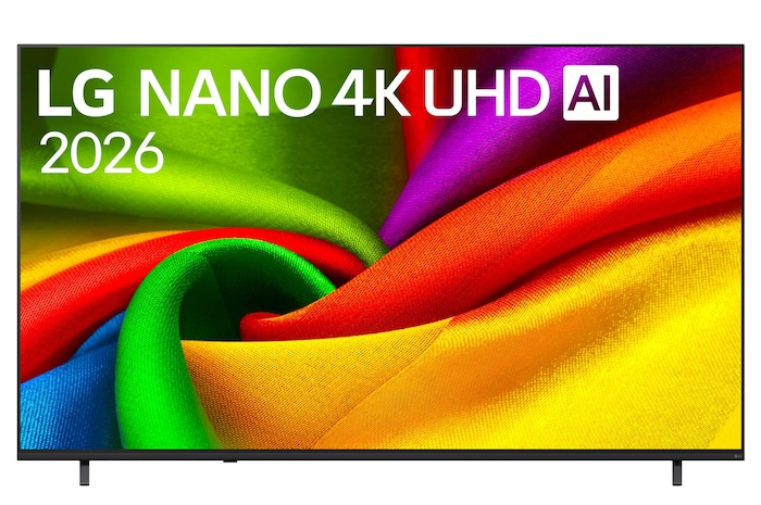 Viista frontale LG 85NU850B6LA, TV 85 pollici LG NANO 4K UHD AI NU85